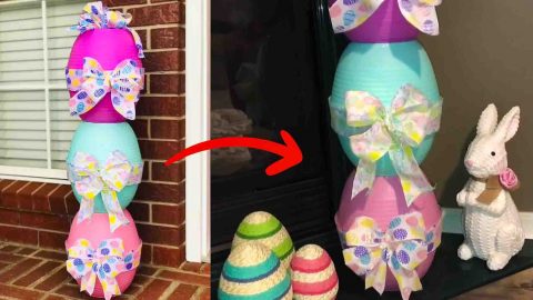 Dollar Tree DIY Easter Topiary Tutorial | DIY Joy Projects and Crafts Ideas