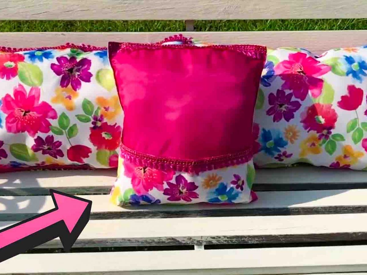 D.I.Y Rock Pillows - Pretty Petunias