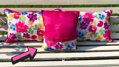 Dollar Tree DIY Floral Pillows Tutorial | DIY Joy Projects and Crafts Ideas