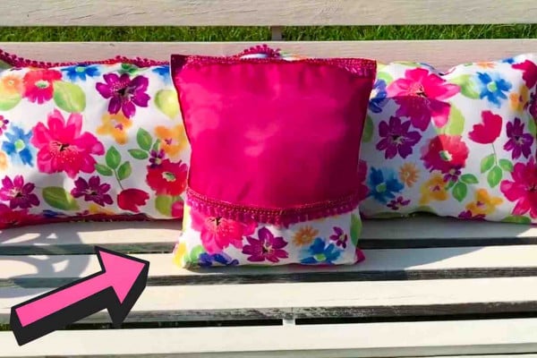 Dollar Tree DIY Floral Pillows Tutorial