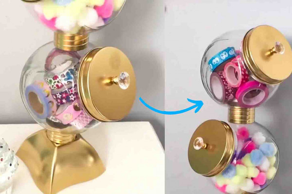 Dollar Tree DIY Tiered Storage System Tutorial