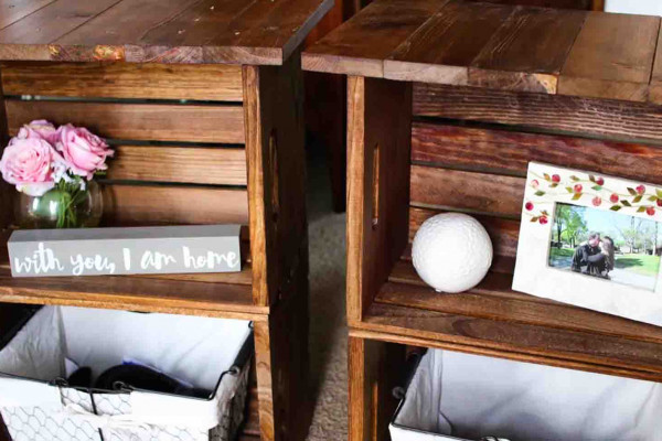 Easy DIY Rustic Nightstand Tutorial