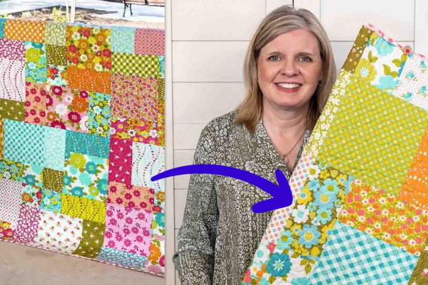 Easy Layer Cake Loop Quilt