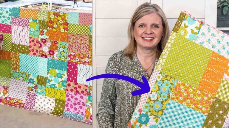 Easy Layer Cake Loop Quilt For Beginners - DIY Joy