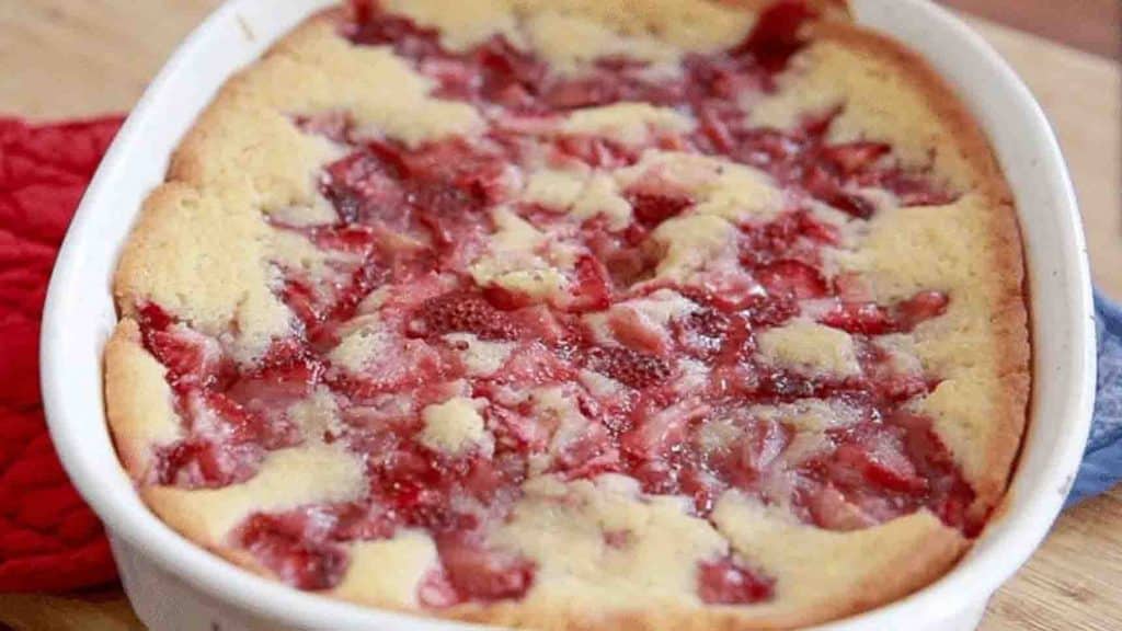 Fresh Strawberry Cobbler Recipe