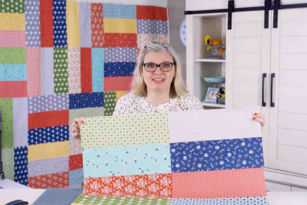 Half-Yard Jam Shortcut Quilt Pattern Tutorial