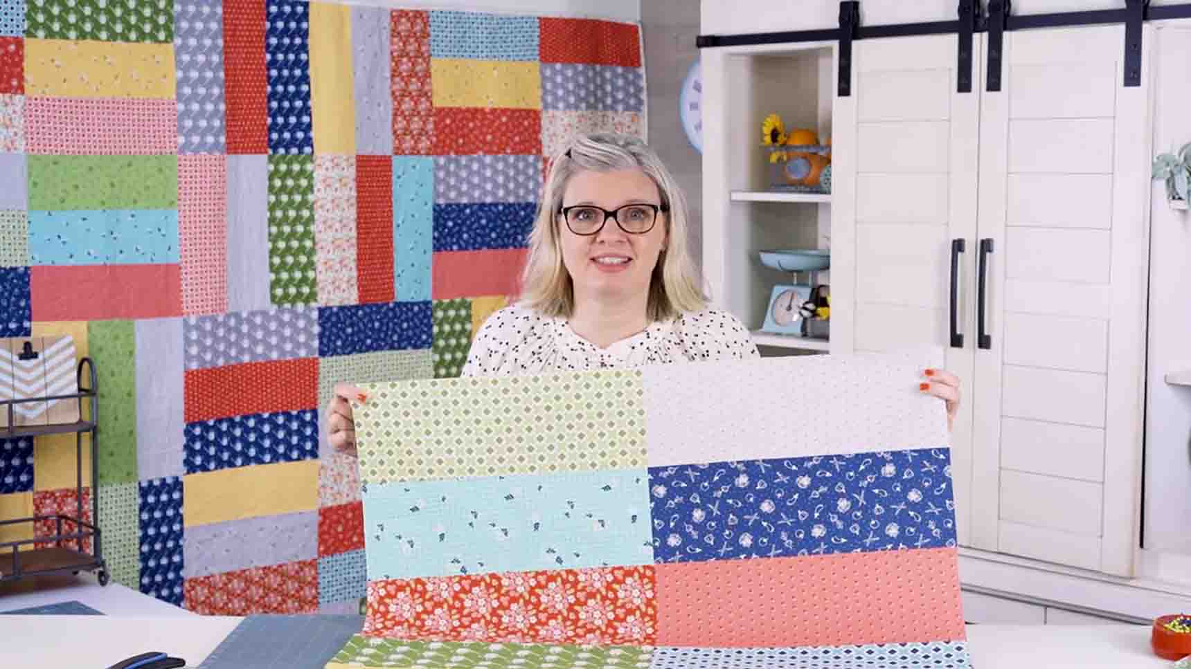 Half-Yard Jam Shortcut Quilt Pattern Tutorial | DIY Joy Projects and Crafts Ideas