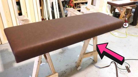 How To Upholster A Seat Bench | DIY Joy Projects and Crafts Ideas