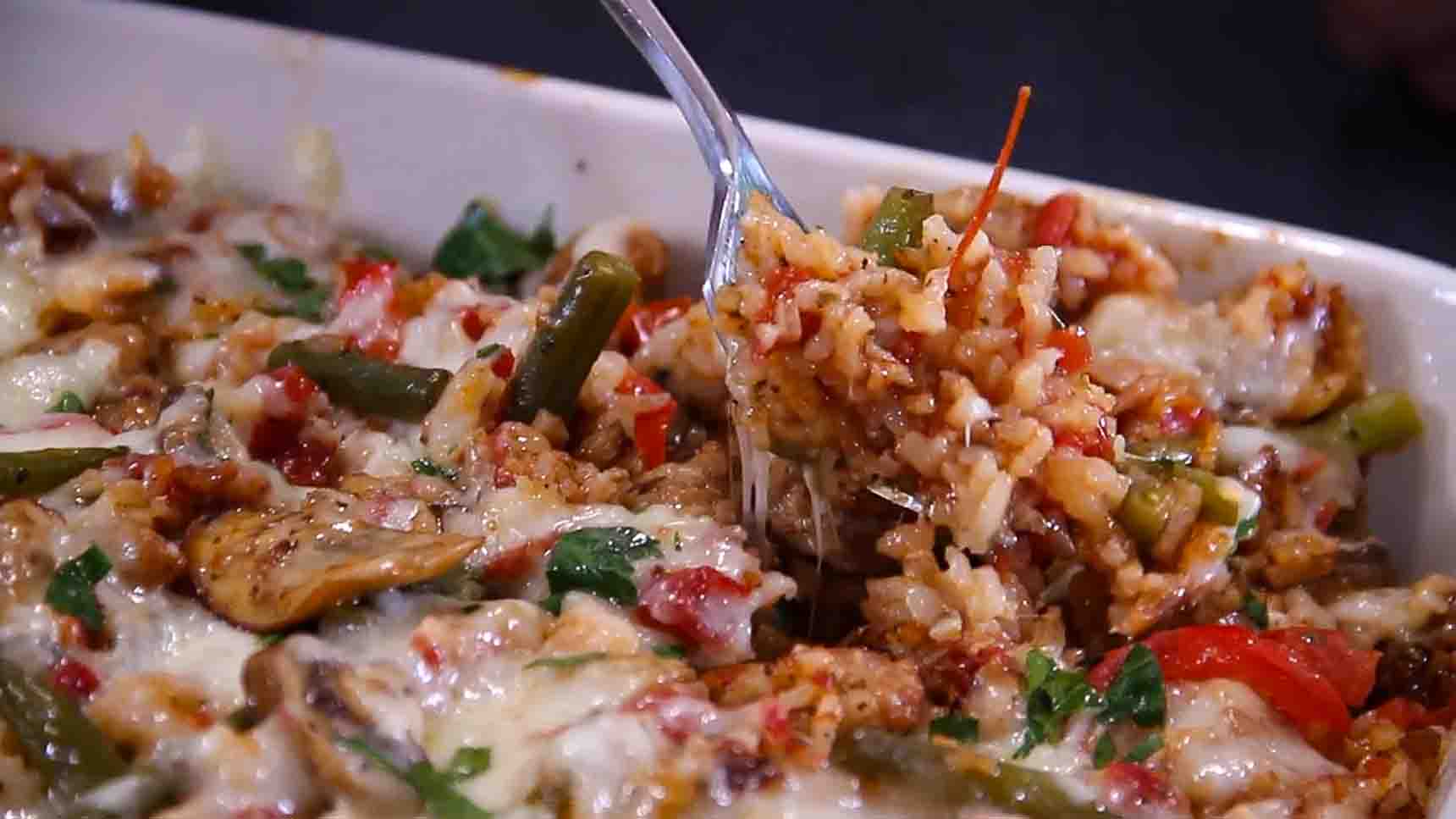 Italian Sausage Rice Casserole Recipe