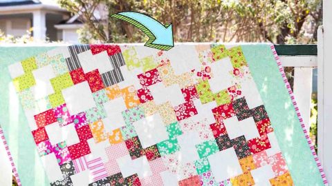 Jolly Bar Bakewell Shortcut Quilt Tutorial | DIY Joy Projects and Crafts Ideas