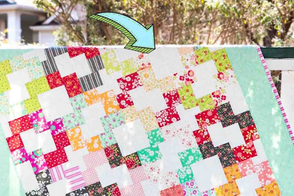 Jolly Bar Bakewell Shortcut Quilt Tutorial