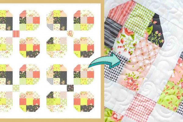 Mini Charm Muffins Shortcut Quilt Tutorial