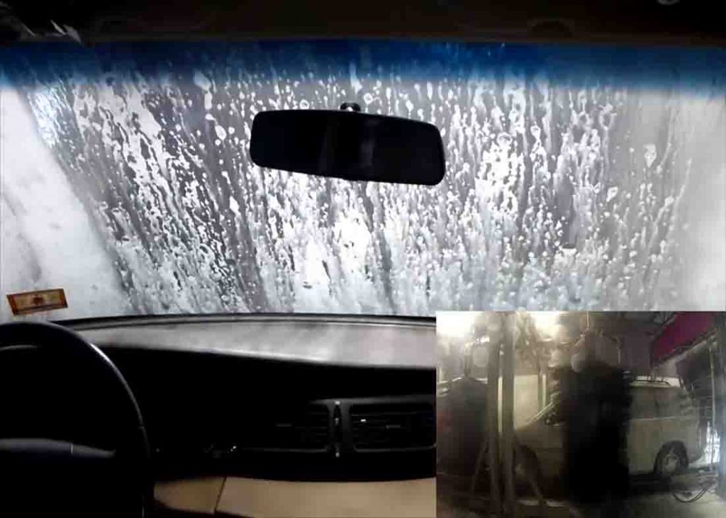 Taking your car to a car wash can damage your car's paint