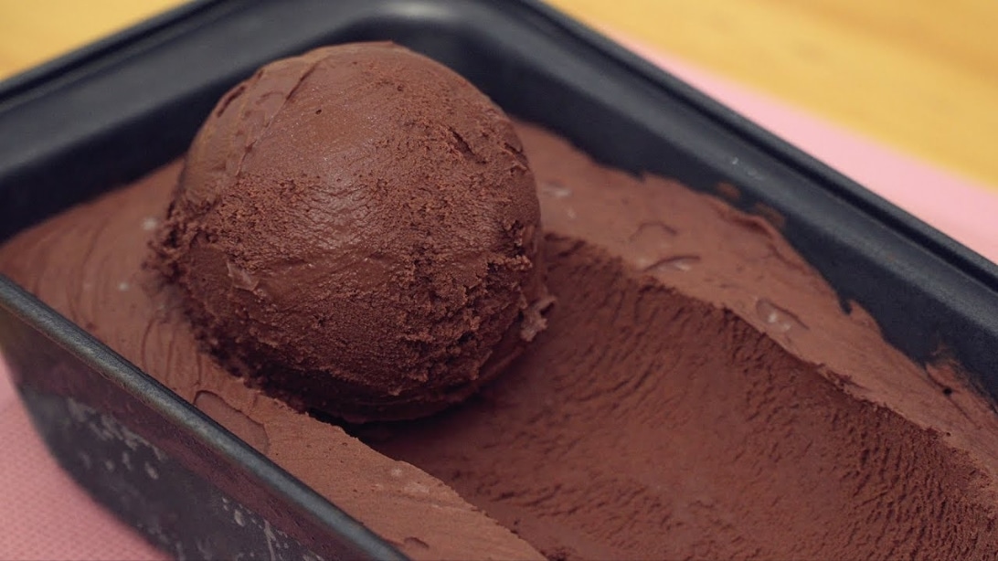 3-zložková čokoládová zmrzlina (nie je potrebný stroj)