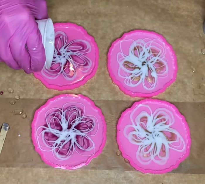 3D Flower Resin Trinket Bowls Project