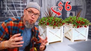 $6 Farmhouse Picket Planter DIY