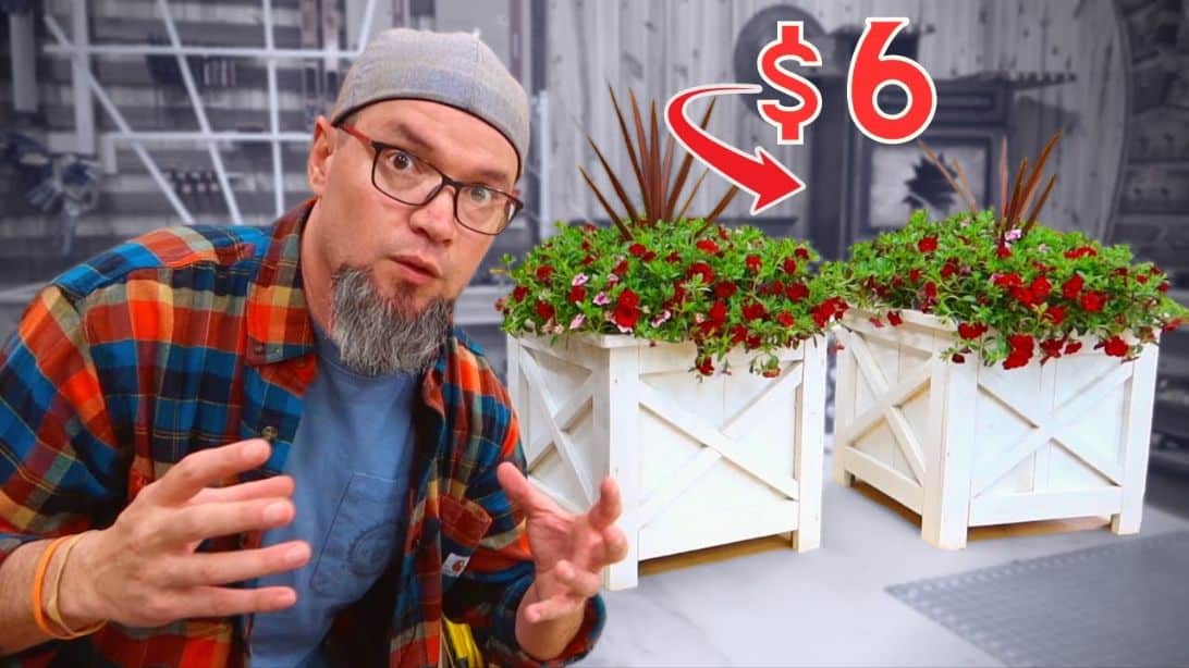 $6 Farmhouse Picket Planter DIY | DIY Joy Projects and Crafts Ideas