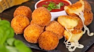 Crispy Potato Cheese Balls