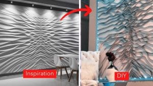 DIY $18 3D Wall Decor
