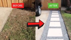 DIY Pathway With Drainage