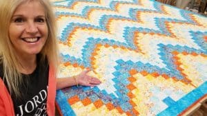 Donna’s Super Simple Bargello Quilt (with Free Pattern)