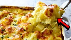 Easy Loaded Cheesy Potato Bake Casserole Recipe