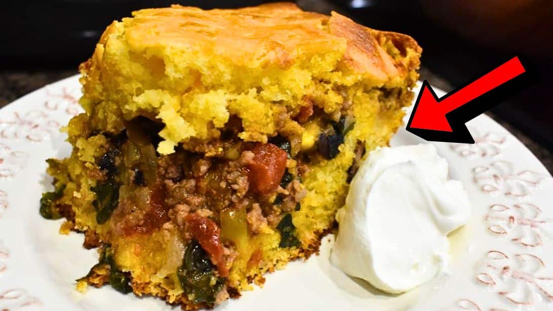 Easy Stuffed Mexican Cornbread Recipe - DIY Joy