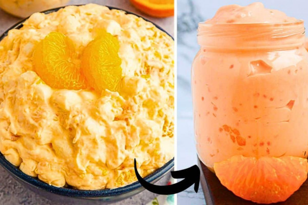 Easy Vintage Orange Fluff Salad Recipe