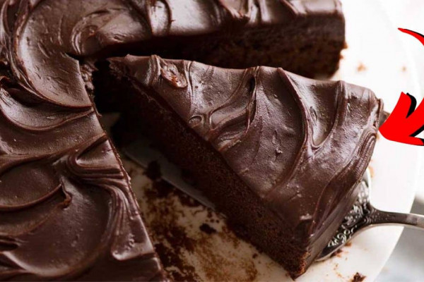 Easy and Rich Chocolate Fudge Cake Recipe