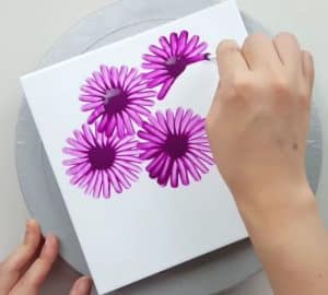 Beginner-Friendly Cosmos Flower Acrylic Painting Technique