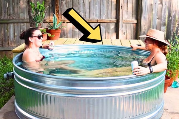 How to Build a DIY Backyard Stock Tank Pool