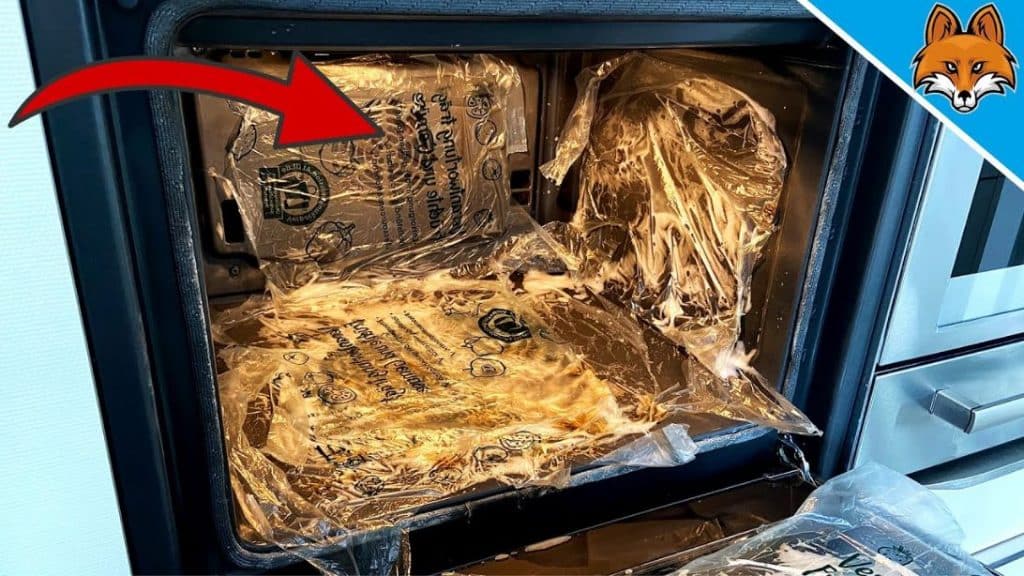 How to Clean Your Oven with Plastic Bags