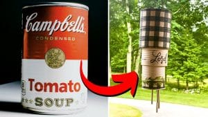 How to Make DIY Wind Chime from Old Soup Cans