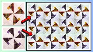 How to Make Fabric Folding Quilt Block