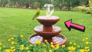 How to Make Fountain Using Clay Saucers