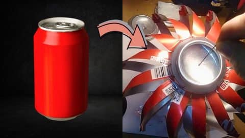 How to Make Soda Can Wind Spinner | DIY Joy Projects and Crafts Ideas