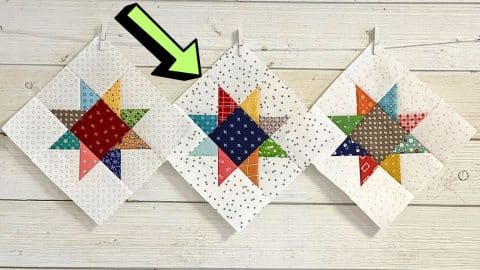 How to Make a Criss-Cross Star Quilt Block | DIY Joy Projects and Crafts Ideas