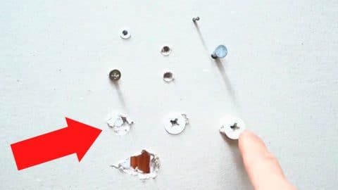 How to Remove and Fill Drywall Anchor Holes | DIY Joy Projects and Crafts Ideas