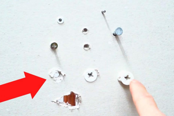 How to Remove and Fill Drywall Anchor Holes