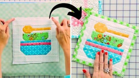 How to Use Backing Fabric as Binding for Quilts | DIY Joy Projects and Crafts Ideas