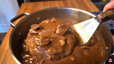 Loaded Salisbury Steak Recipe | DIY Joy Projects and Crafts Ideas