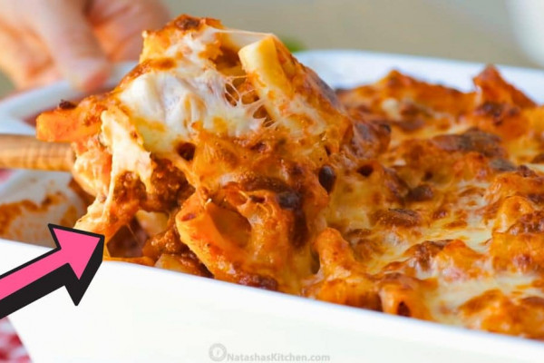 Make Ahead Cheesy Baked Ziti Recipe