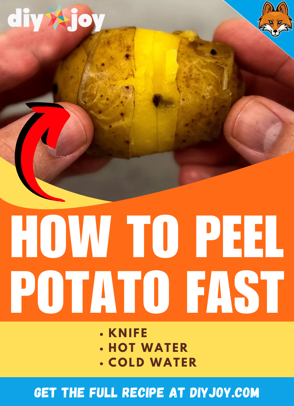 Super Easy Life Changing Potato Trick That You Should Know   Potato Peeling Hack 