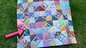 Simple Quilt Using 5-Inch Squares and 1-Inch Strips