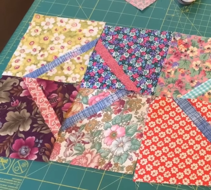 Simple Quilt Using 5-Inch Squares and 1-Inch Strips Project