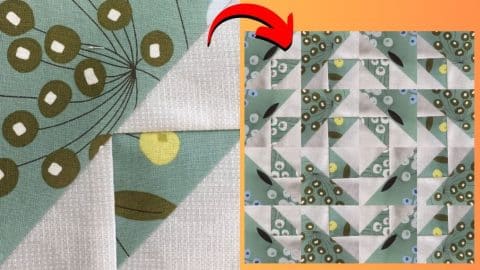 Super Simple Bird in the Air Quilt Block for Beginners | DIY Joy Projects and Crafts Ideas