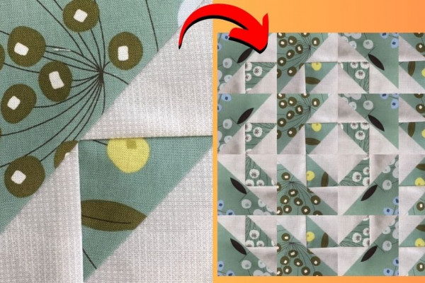 Super Simple Bird in the Air Quilt Block for Beginners