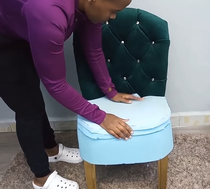 Transform a Plastic Chair into an Accent Chair Project