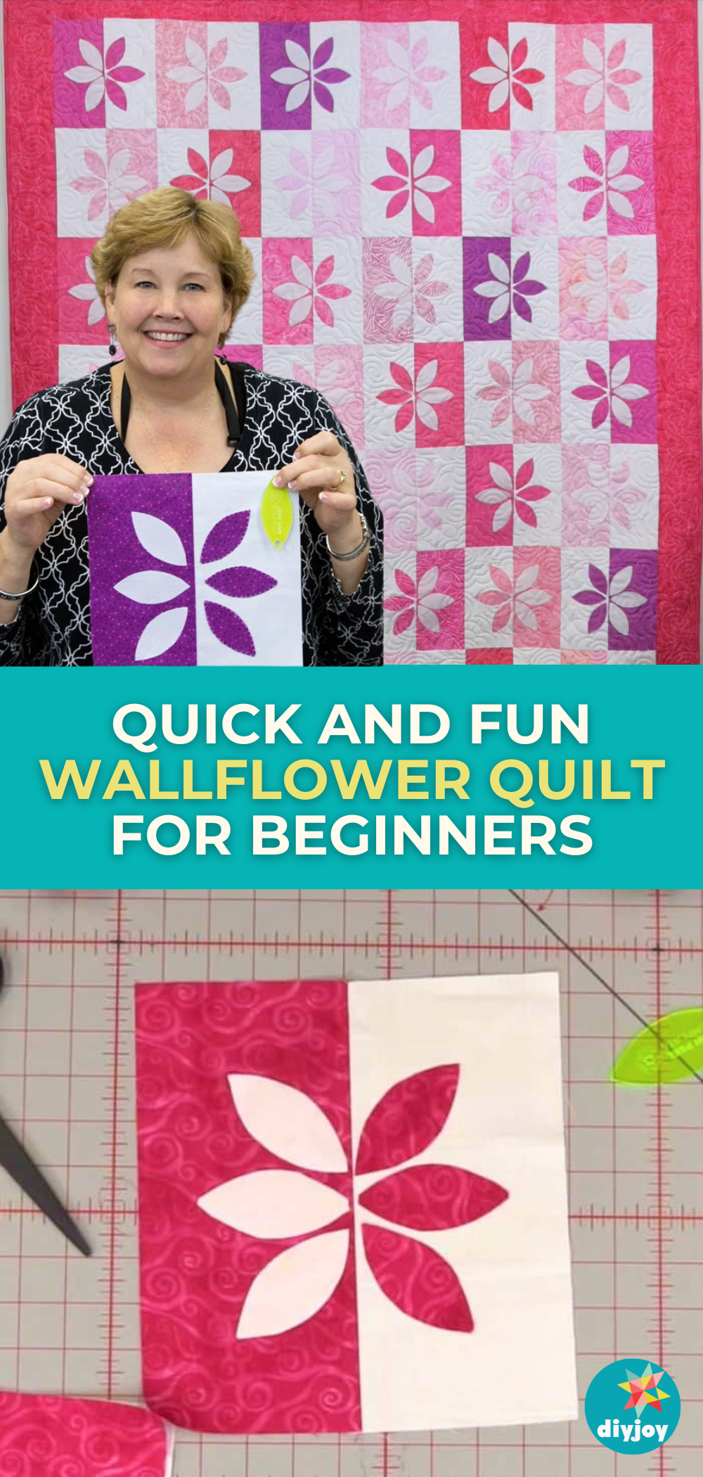 Wallflower Quilt for Beginners