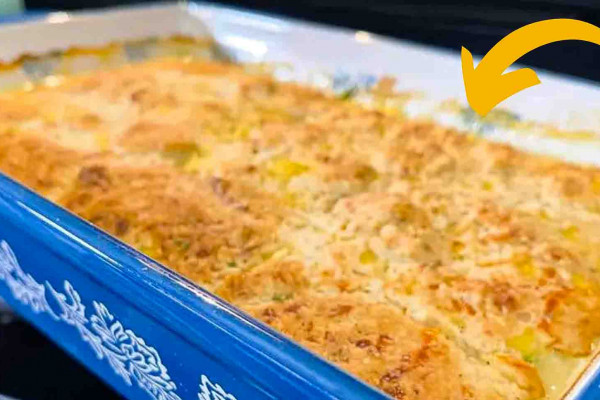 Canned Chicken Cobbler Casserole Recipe